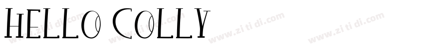 Hello Colly字体转换